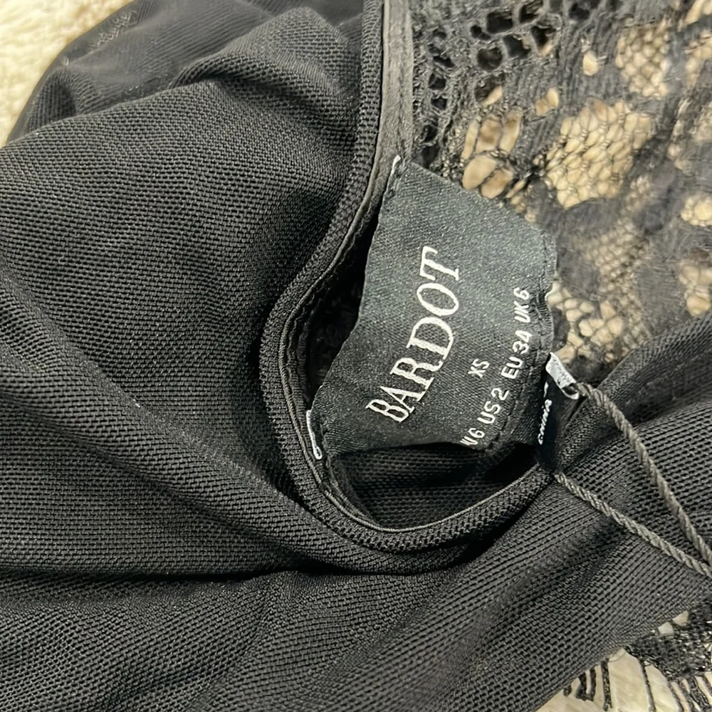 Bardot Britney Bodysuit in Black - Picture 8 of 9